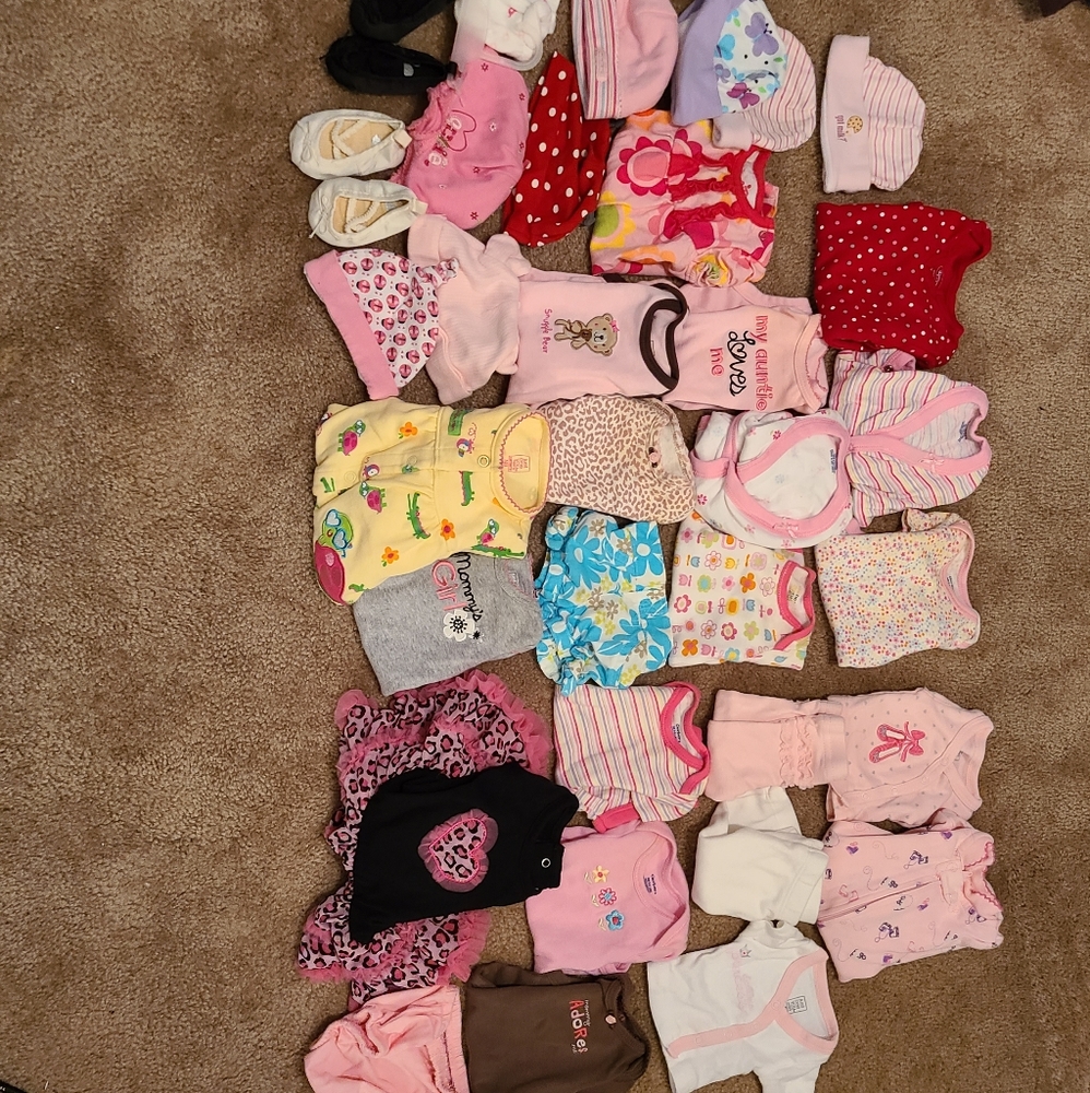 Set of 34 piece Newborn and Premie set